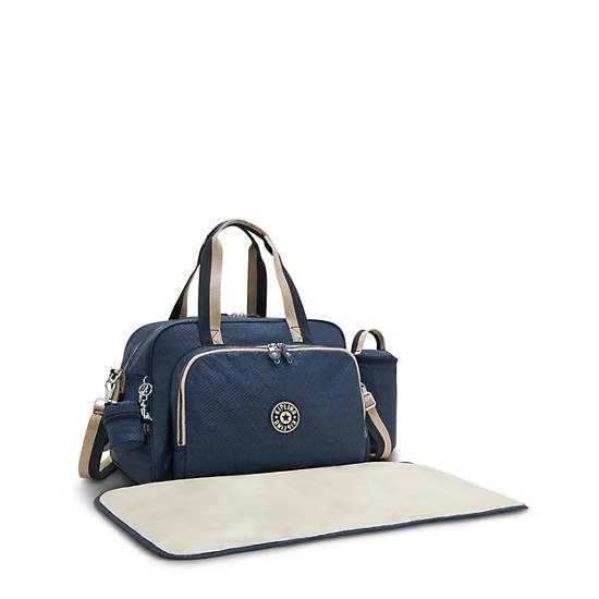 Sacs Kipling Camama Printed Diaper Bag Bleu | FR 1964PJ